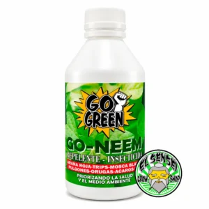 Go Neem Plus de Go Green Argentina en presentaciones de 125 ml y 250 ml sobre fondo blanco.