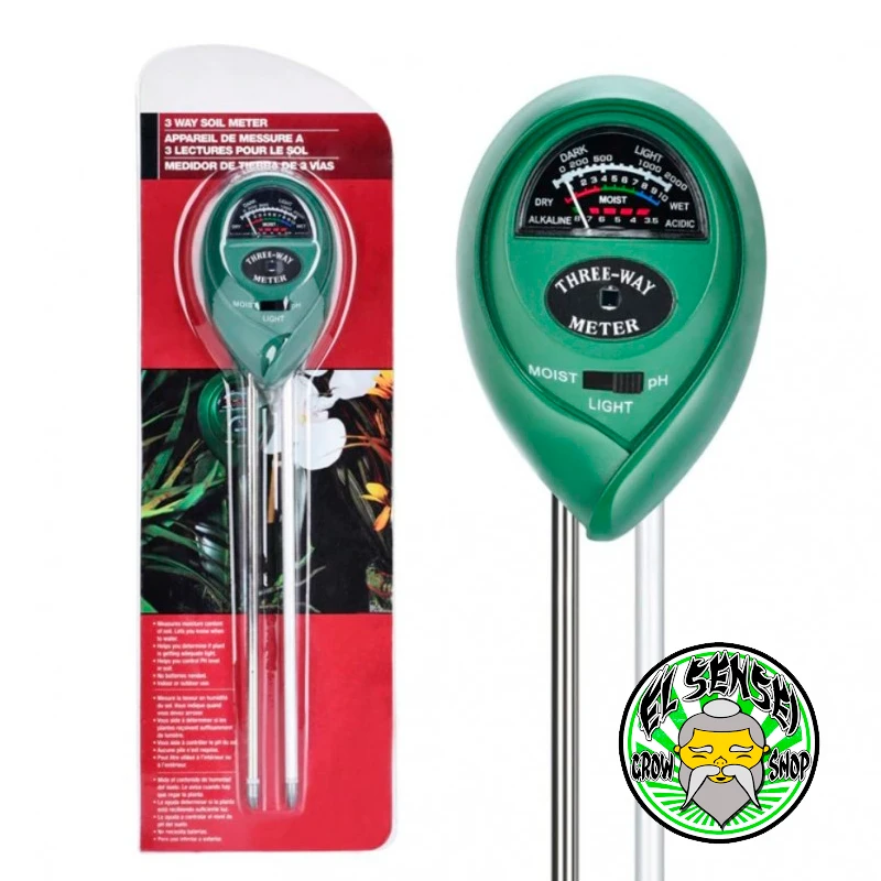 medidor de ph suelo 3x1