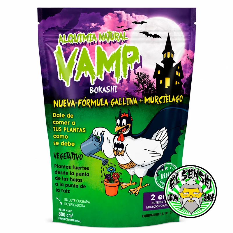 Guano Bokashi Gallina + Murciélago Vegetativo VAMP en su envase original