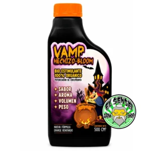 Hechizo Bloom VAMP bioestimulante orgánico en presentación de 450 ml