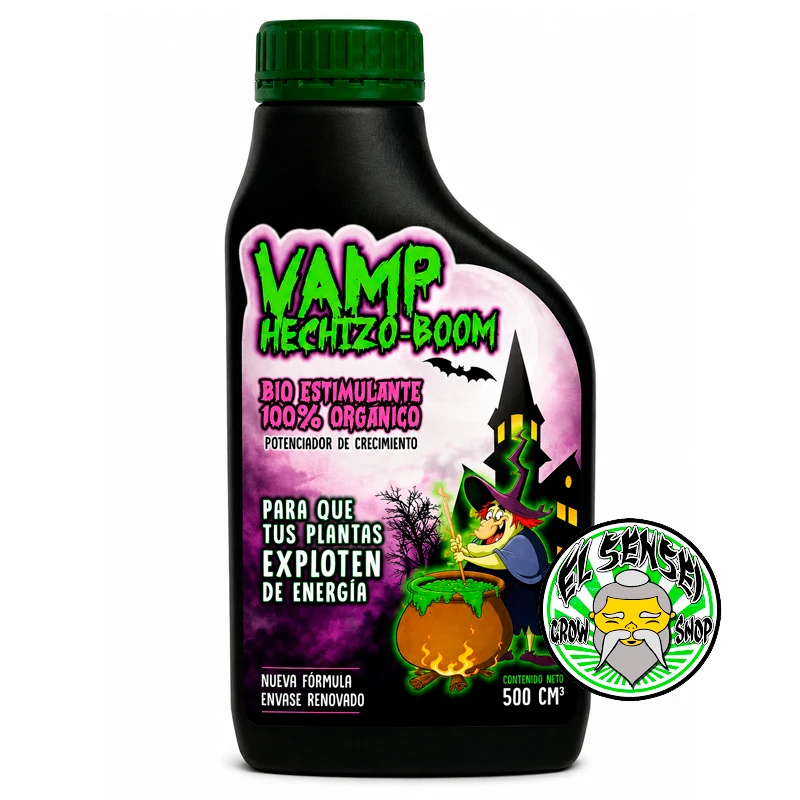 Hechizo Boom VAMP bioestimulante orgánico en presentación de 450 ml