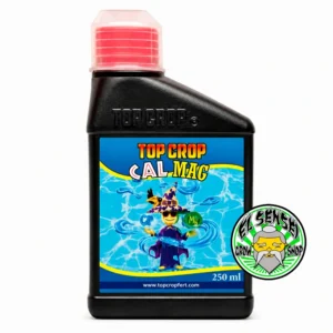 Suplemento Cal Mag de Top Crop en presentacion de 250 ml sobre fondo blanco.