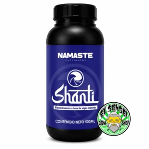 Shanti de Namaste Nutrients bioestimulante orgánico en presentacion de 500 ml.
