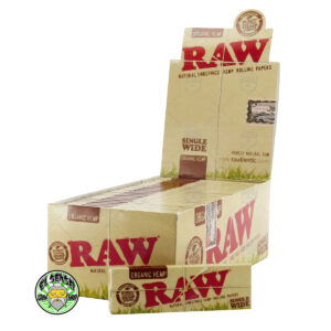raw organic single wide rolling papers a
