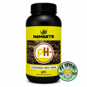 pH Menos de Namaste Nutrients en presentaciones de 500 ml.